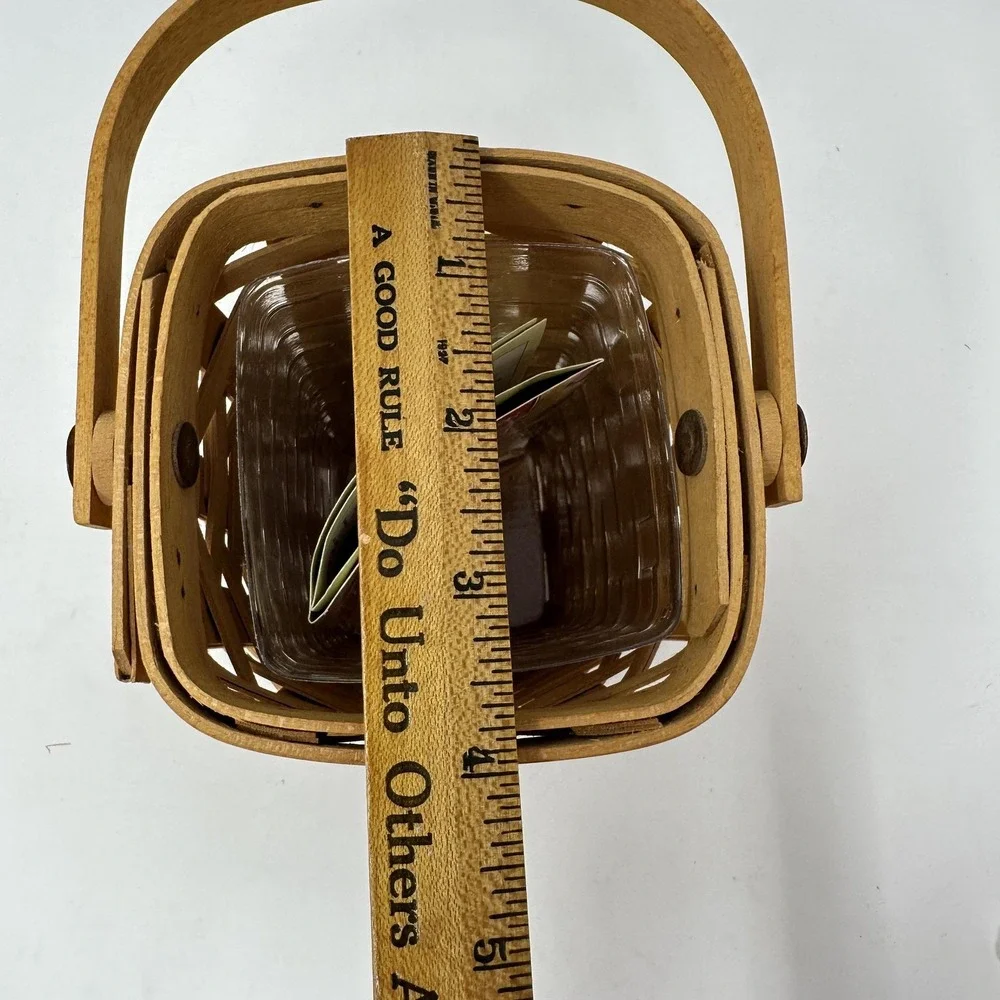 Vintage Longaberger 1998 Horizon of Hope‎ Basket with Plastic Liner Made in USA